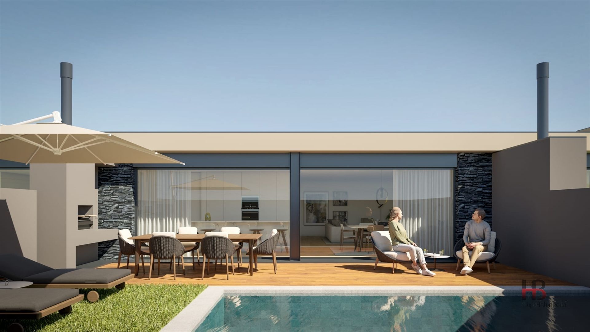 Wohnbezirk 4 Schlafzimmer